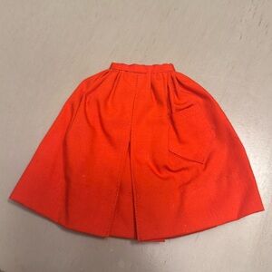 🩷 Vintage Barbie Doll Fashion Pak Red Gathered Skirt 1960s